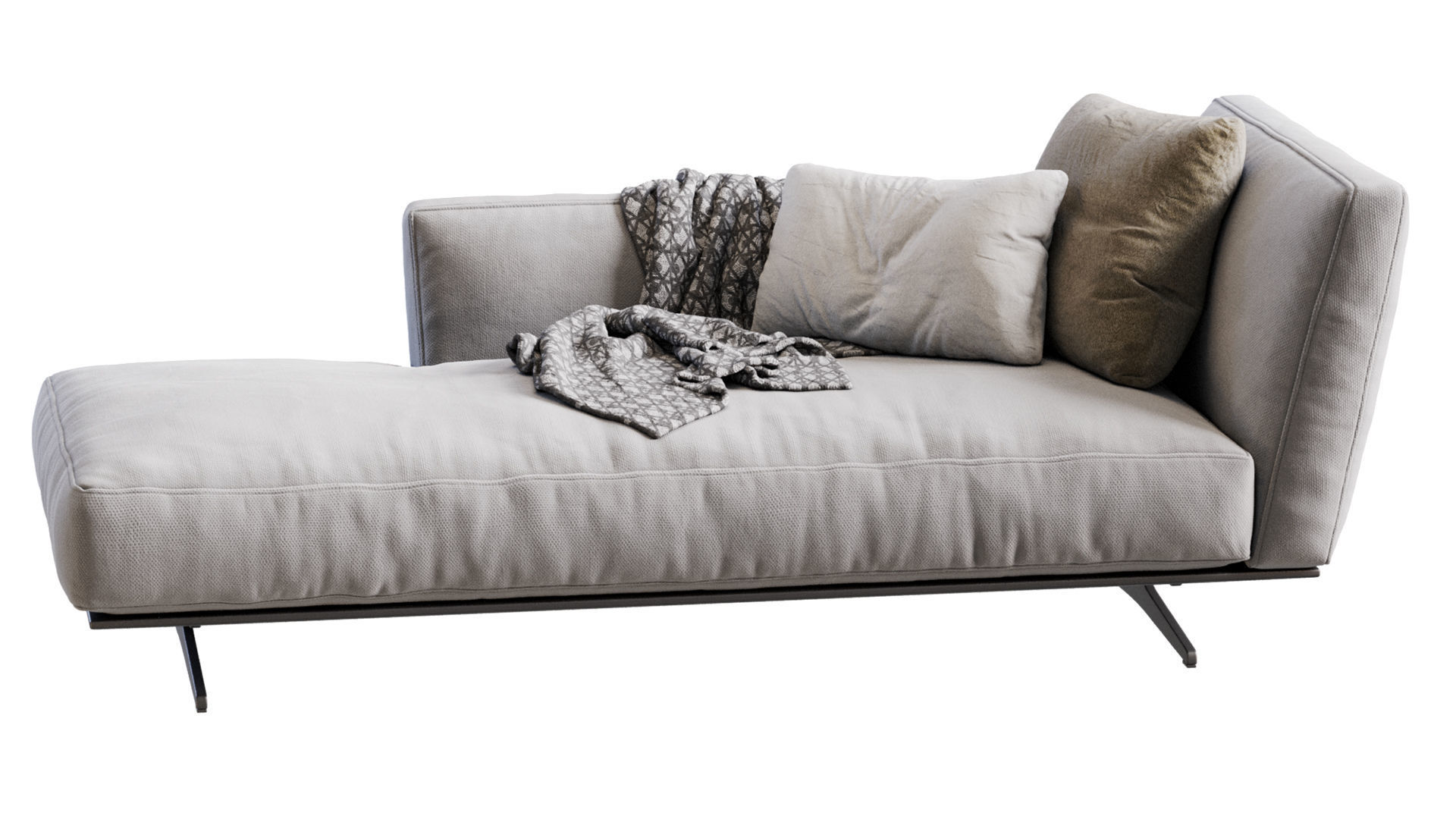 Flexform CHAISE LONGUE EVERGREEN 3D model_4