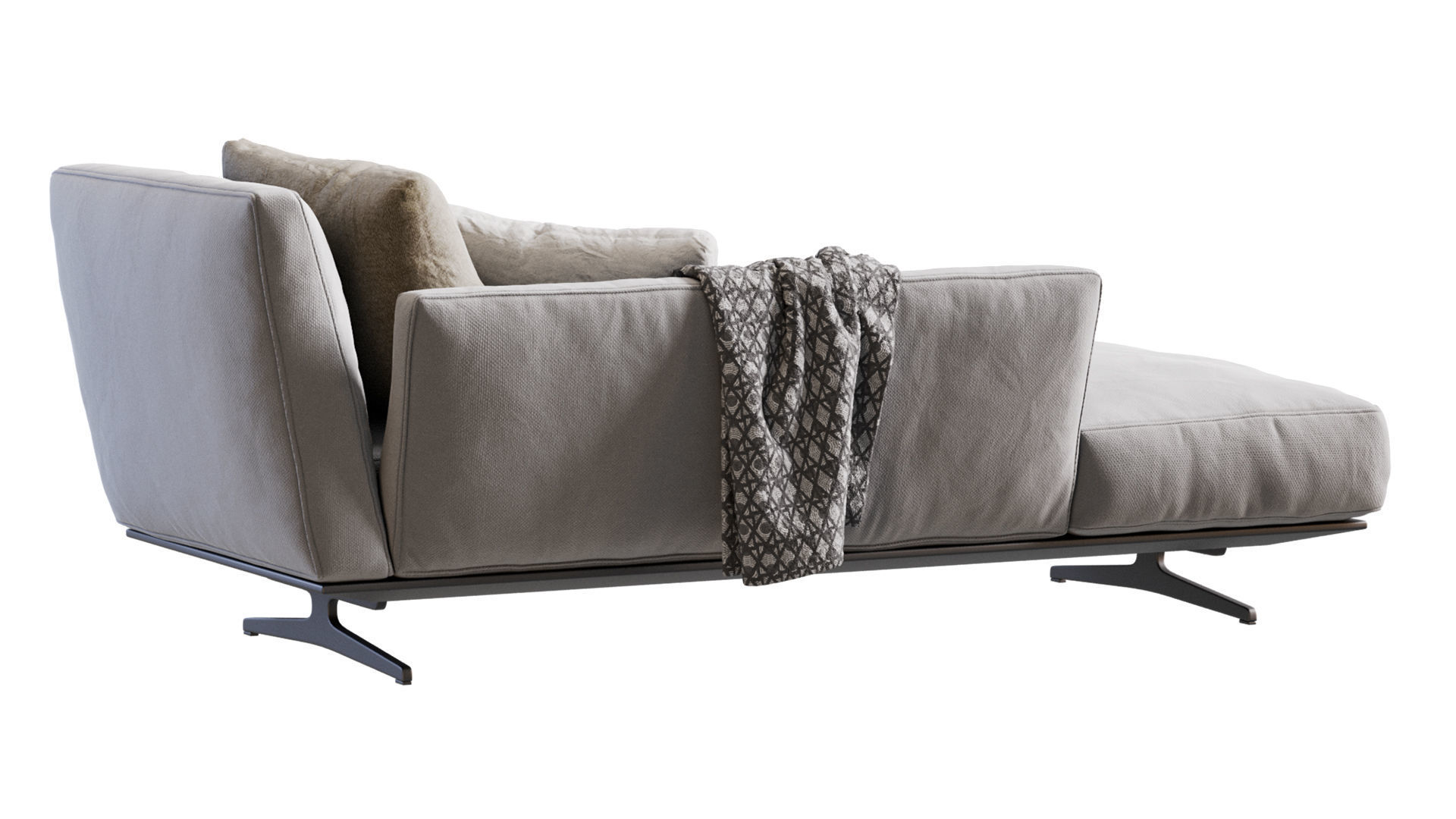 Flexform CHAISE LONGUE EVERGREEN 3D model_22