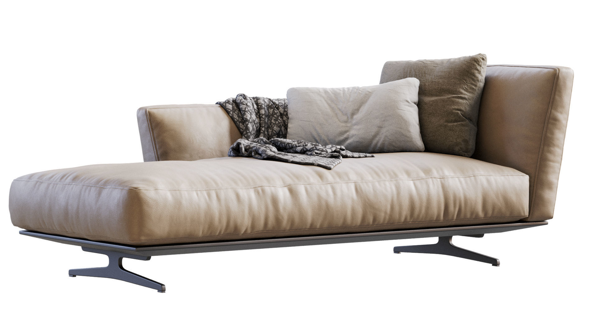 Flexform CHAISE LONGUE EVERGREEN 3D model_13