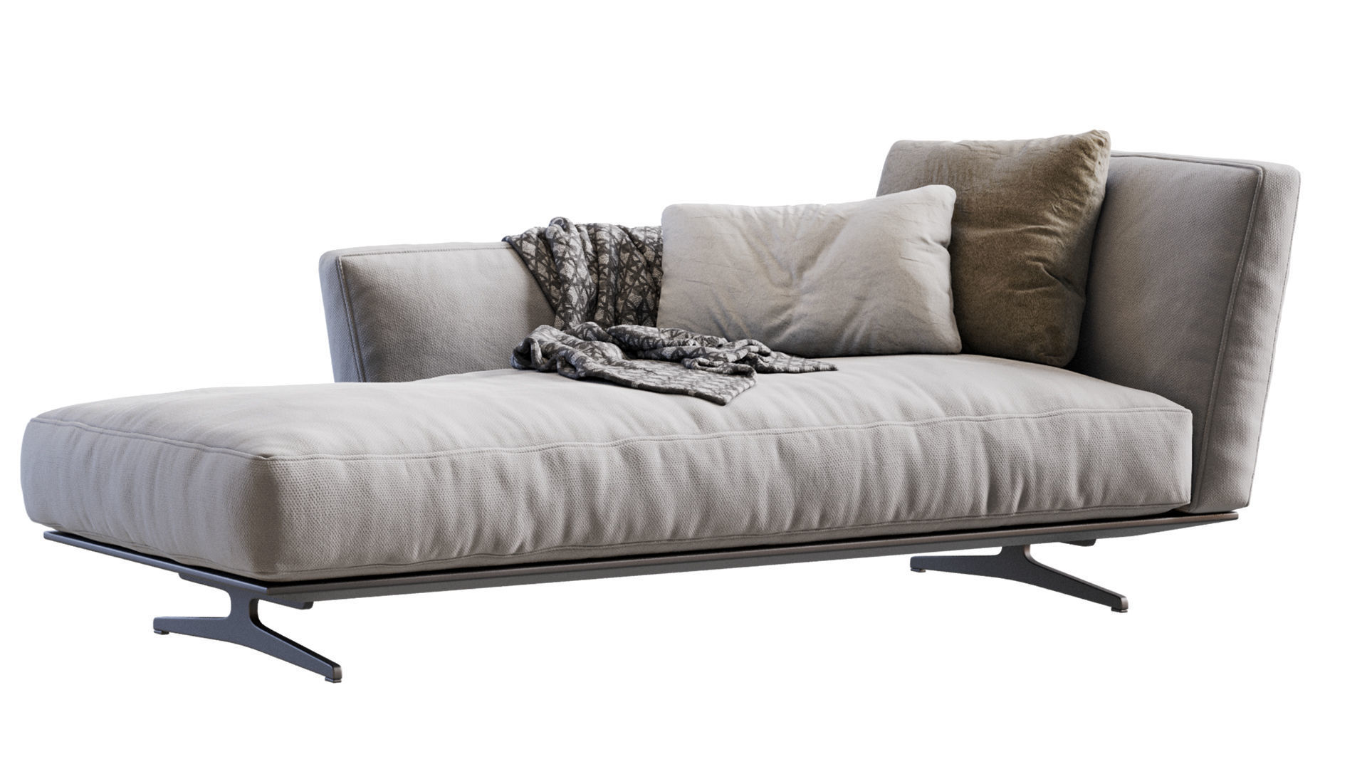 Flexform CHAISE LONGUE EVERGREEN 3D model_8