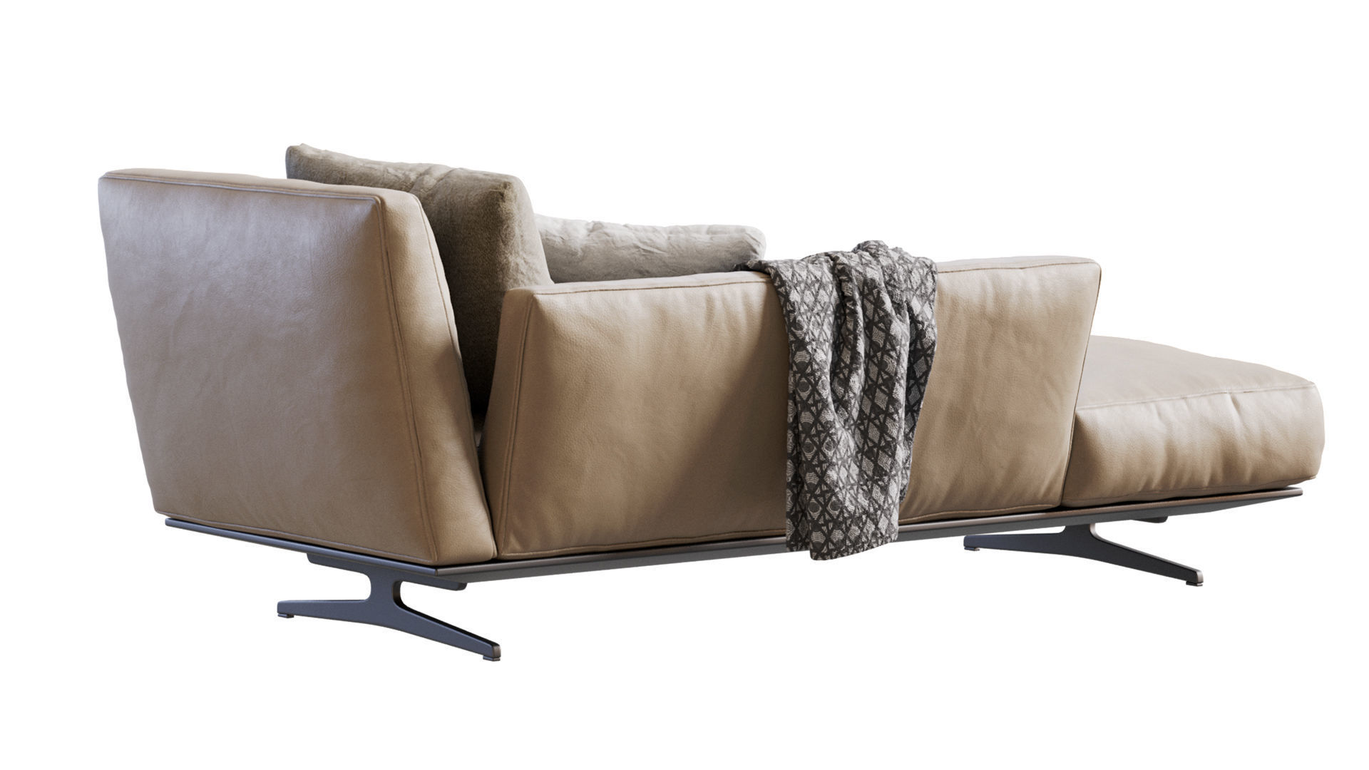 Flexform CHAISE LONGUE EVERGREEN 3D model_23