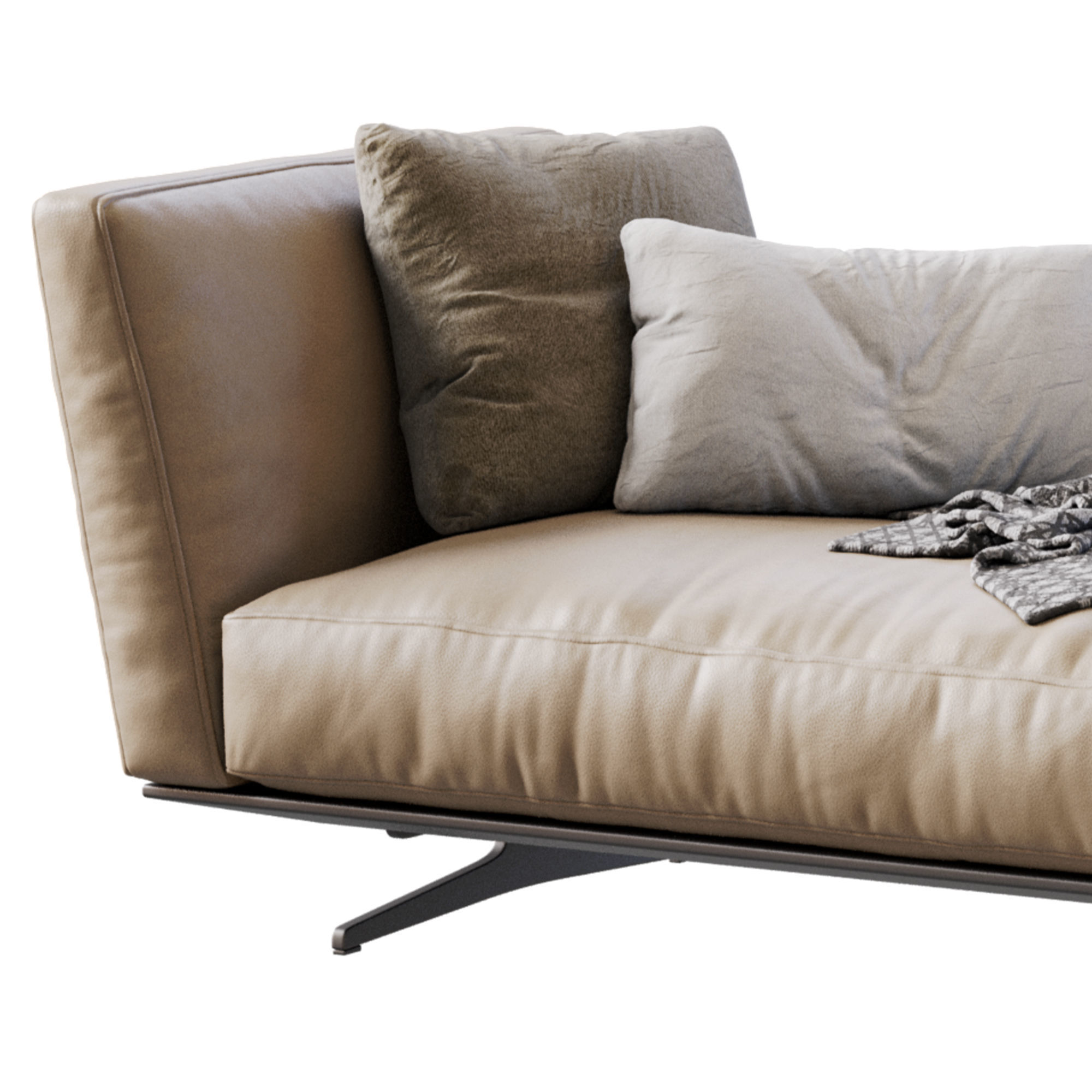 Flexform CHAISE LONGUE EVERGREEN 3D model_17