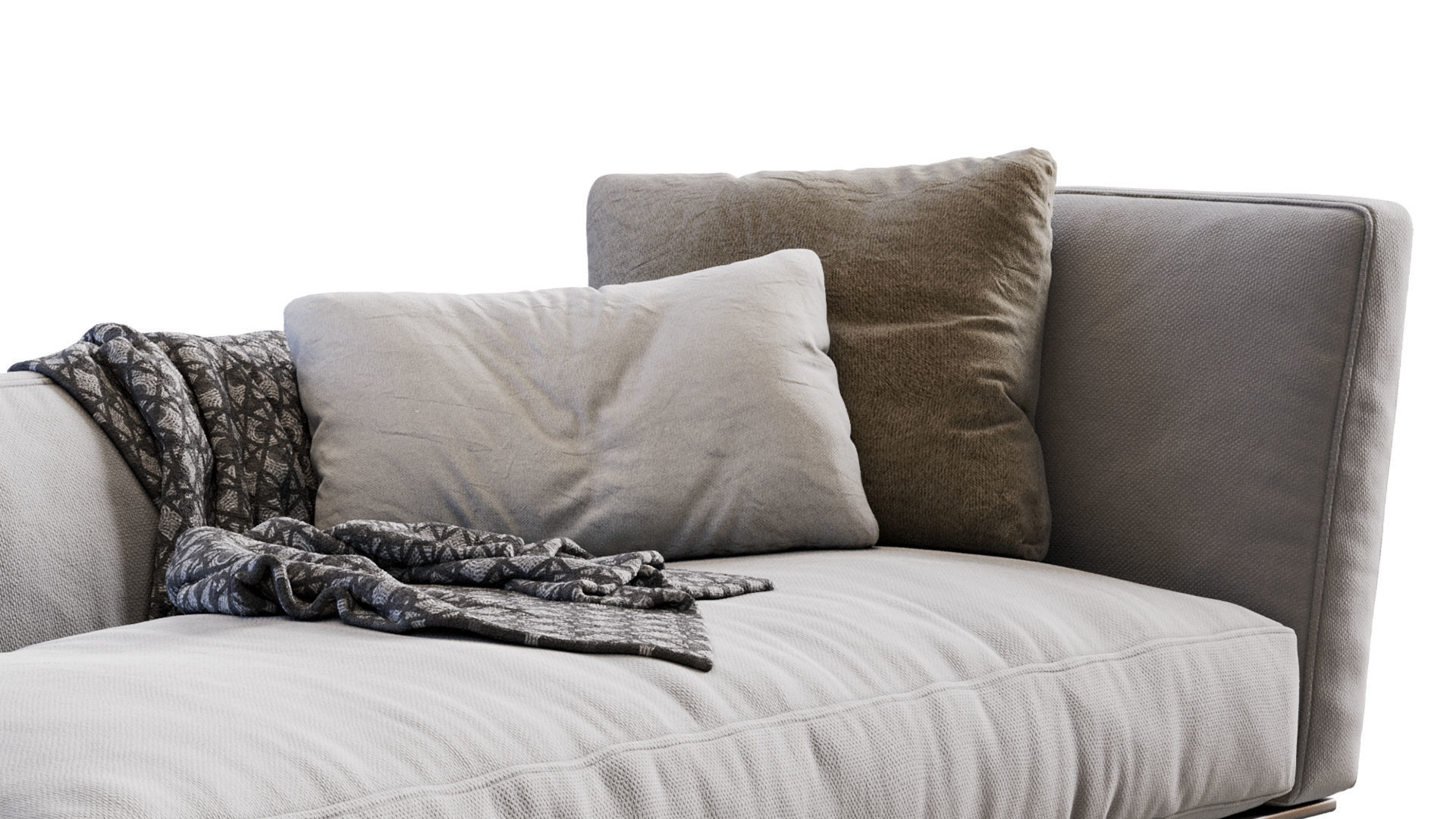 Flexform CHAISE LONGUE EVERGREEN 3D model_2