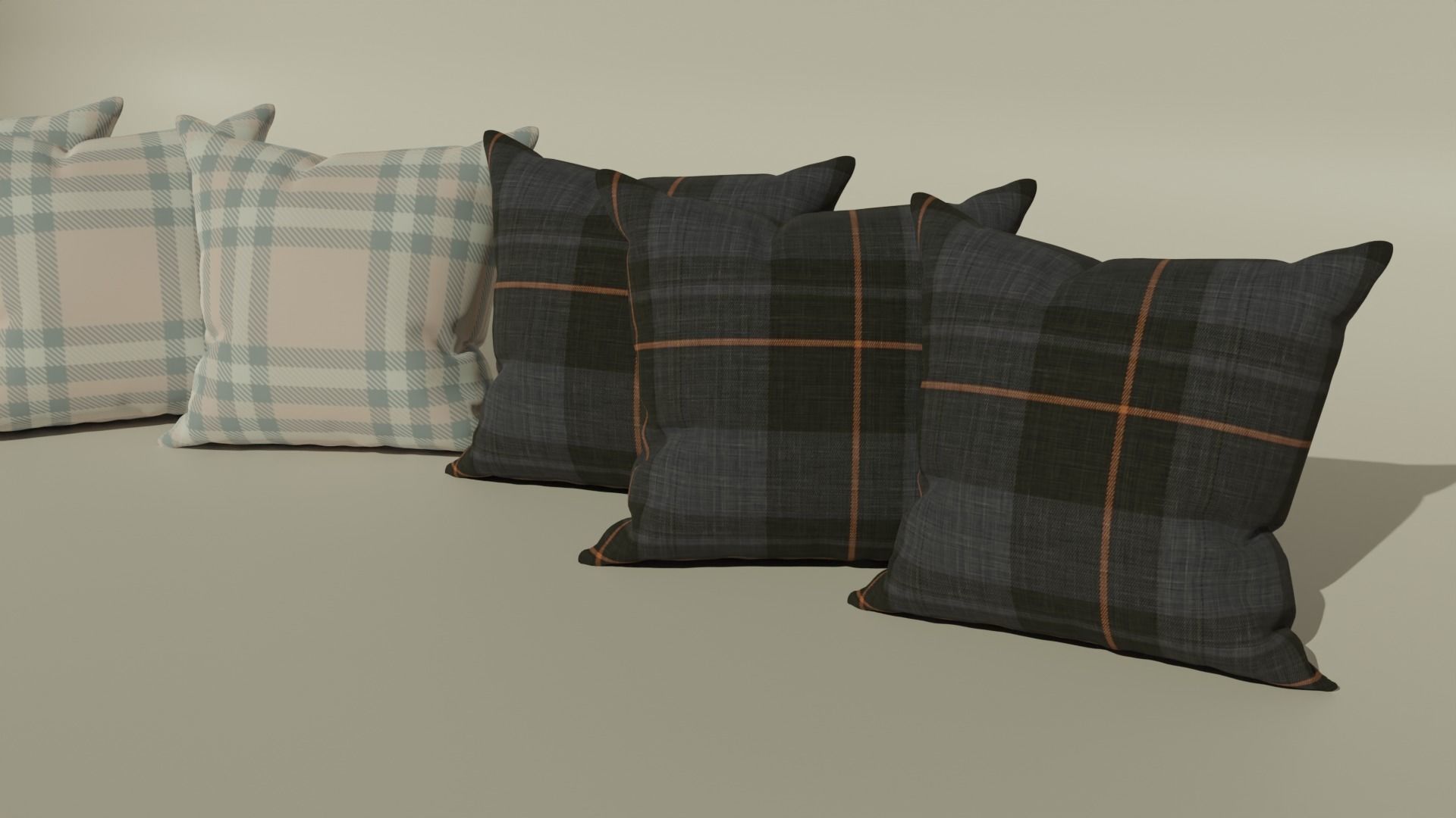 3D Pillow blend model 3D model_1