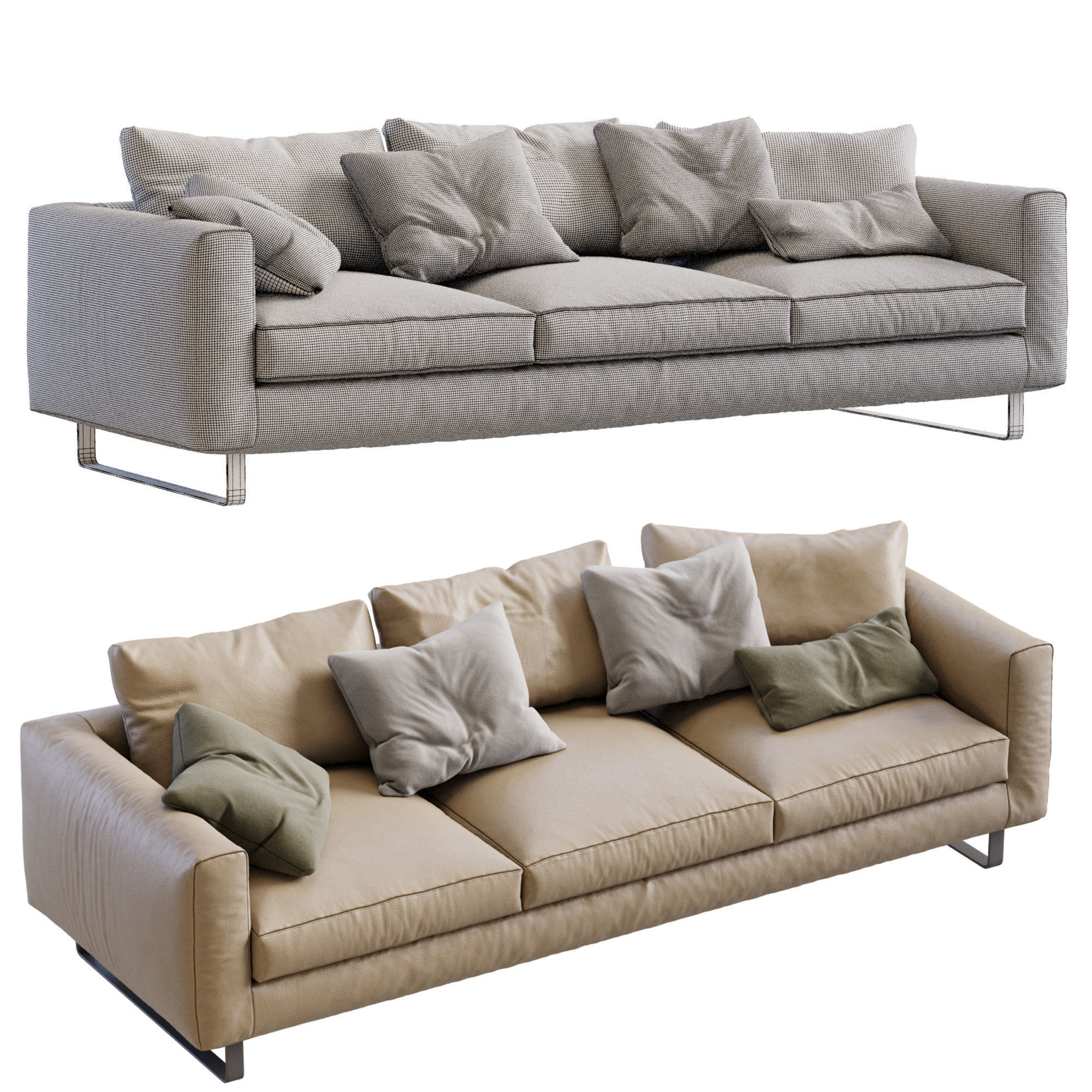 Sofa Elegance 3D model_2