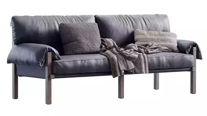 Lita Leather Sofa