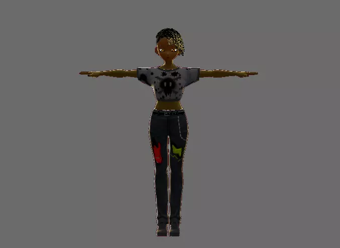 Sammy woman Free 3D model