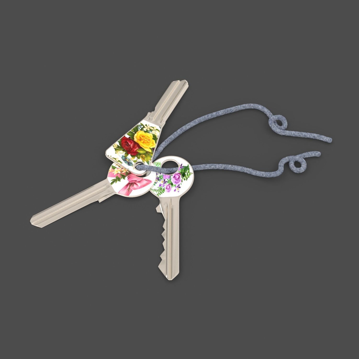 Keys 1 set of 3D model_2