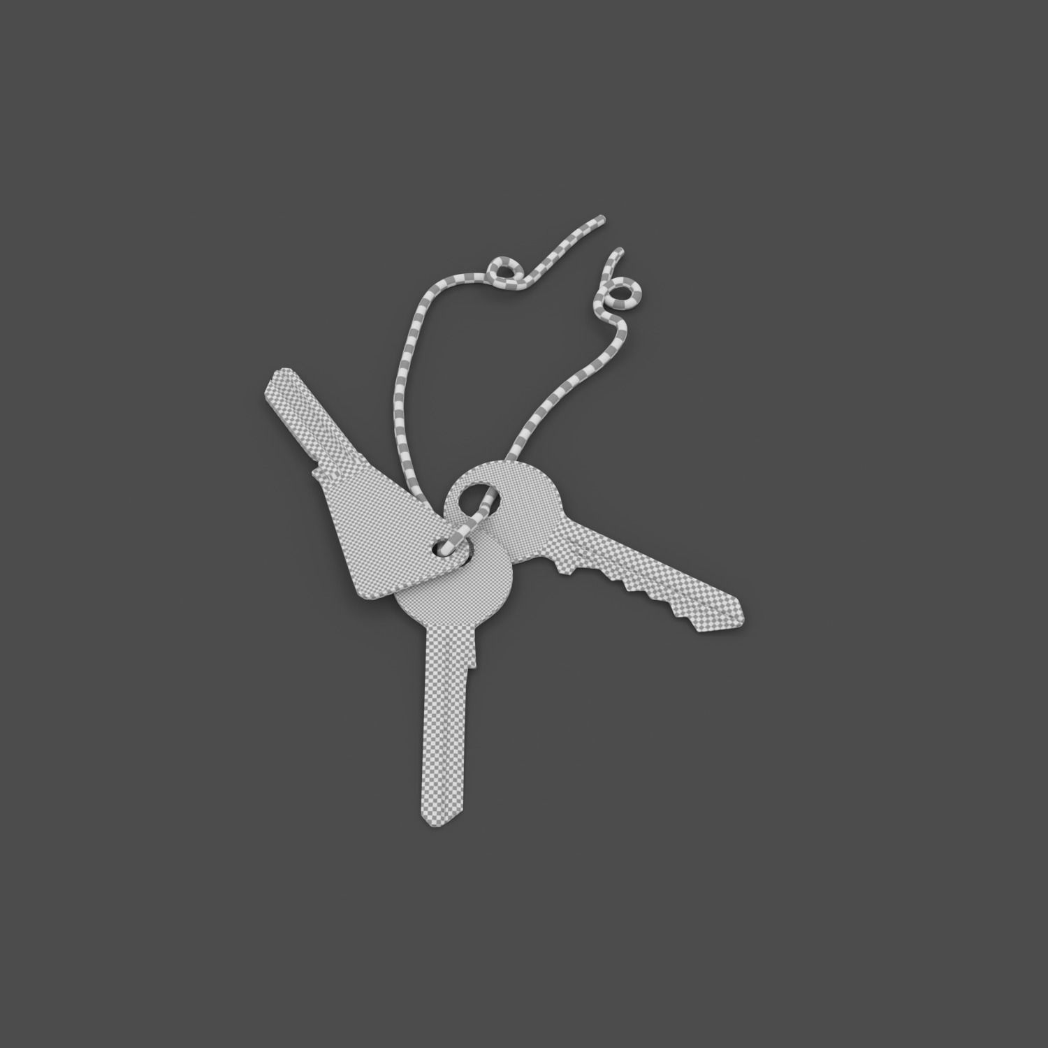 Keys 1 set of 3D model_5
