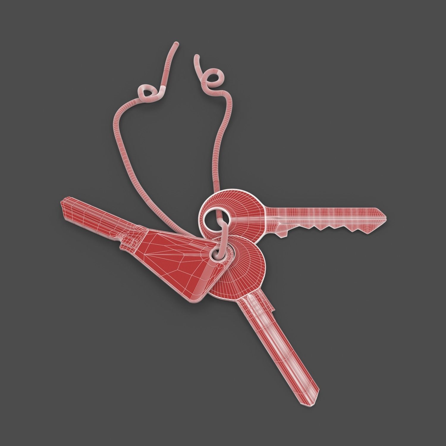 Keys 1 set of 3D model_4