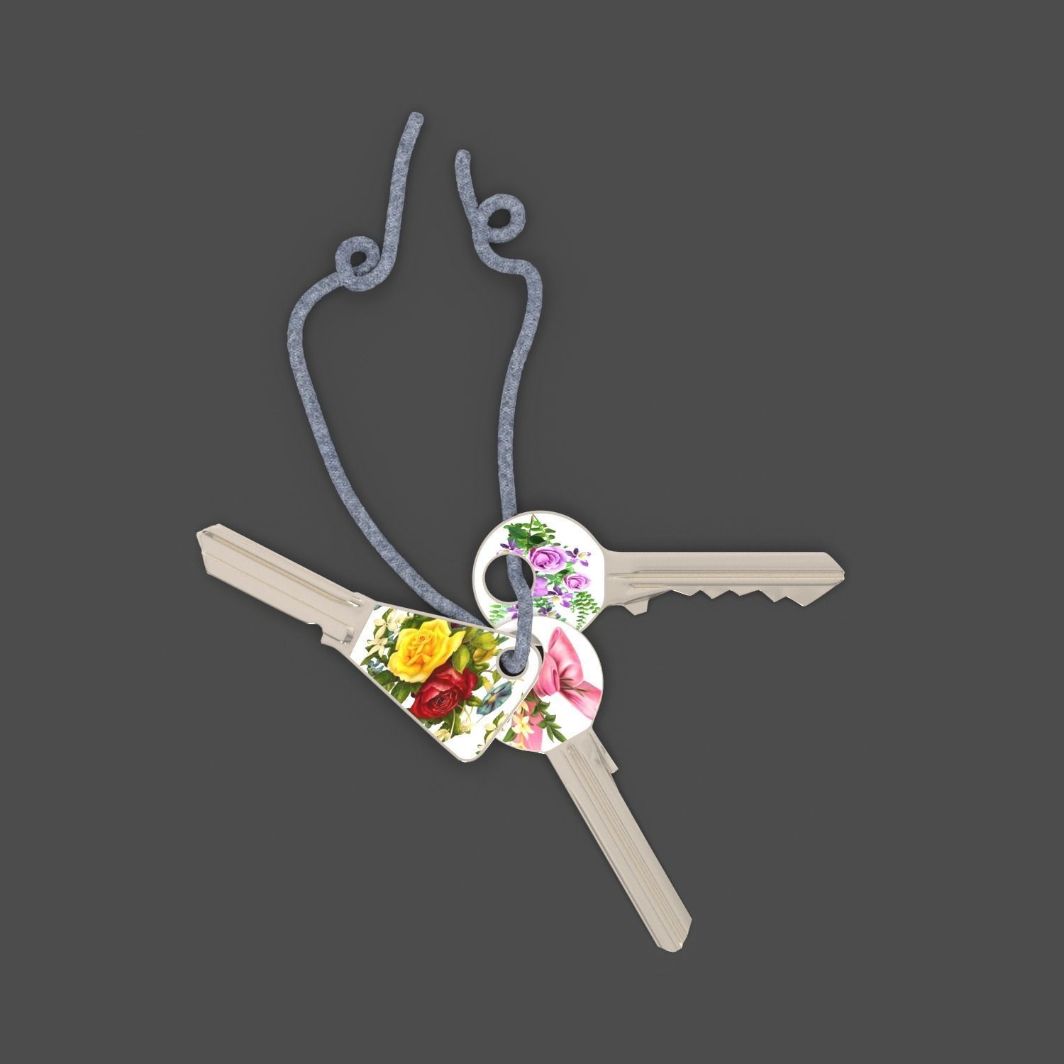 Keys 1 set of 3D model_1