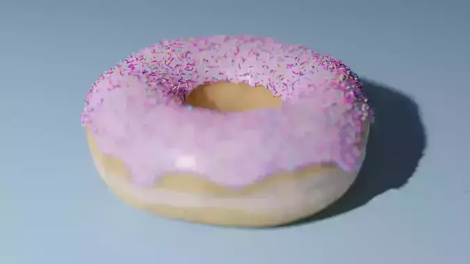 Donut with sprinkles