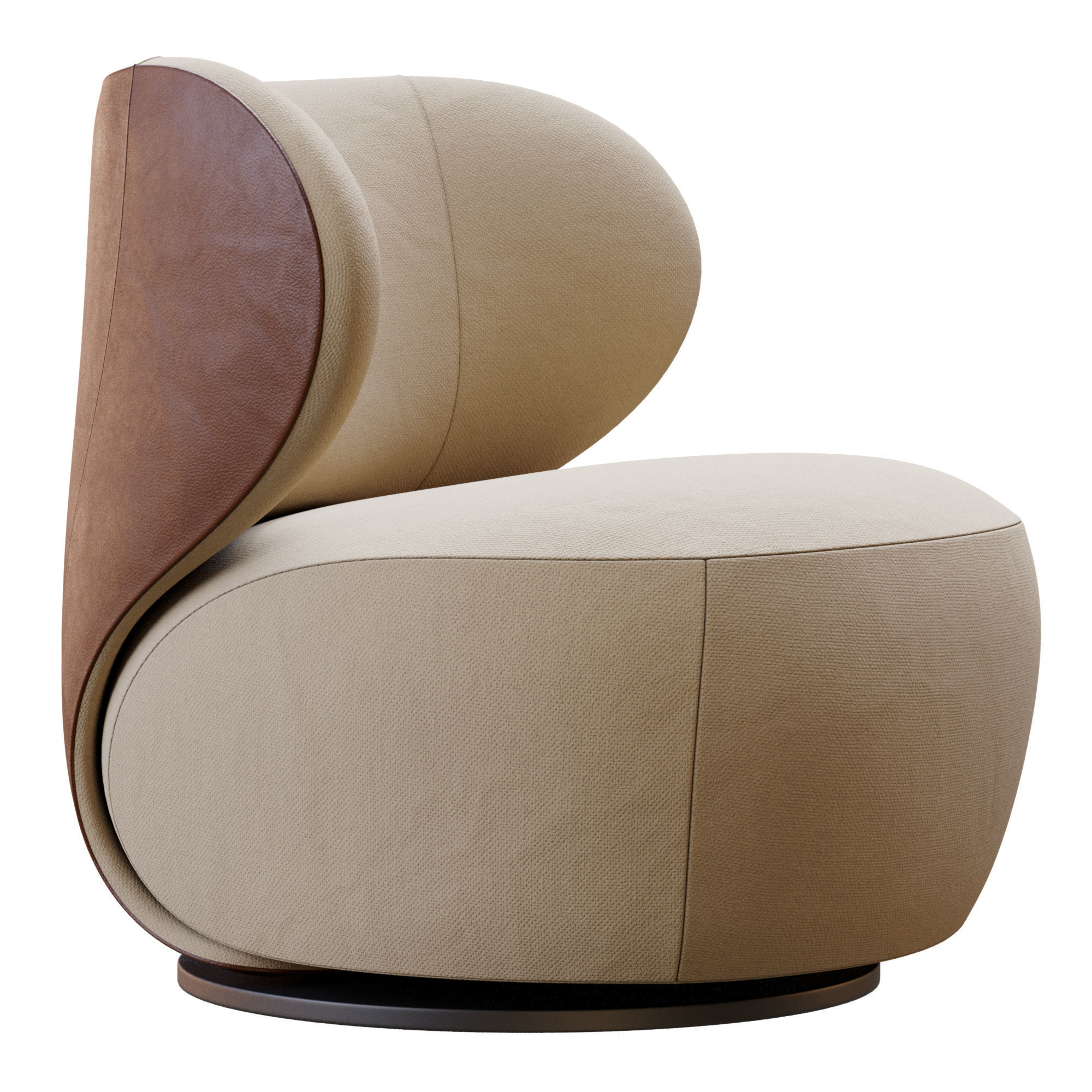 Bao Armchair By Walter Knoll 3D model_18