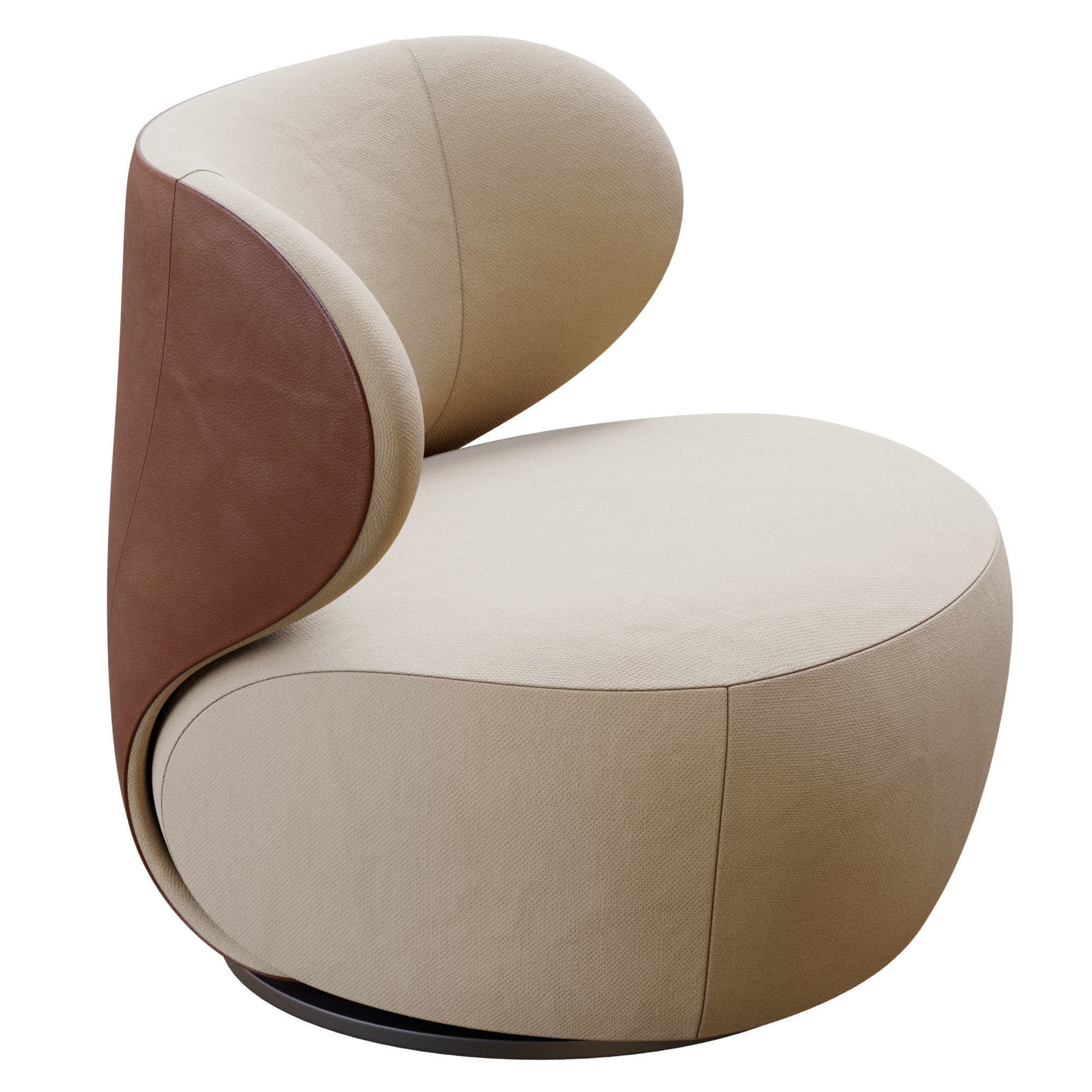 Bao Armchair By Walter Knoll 3D model_14