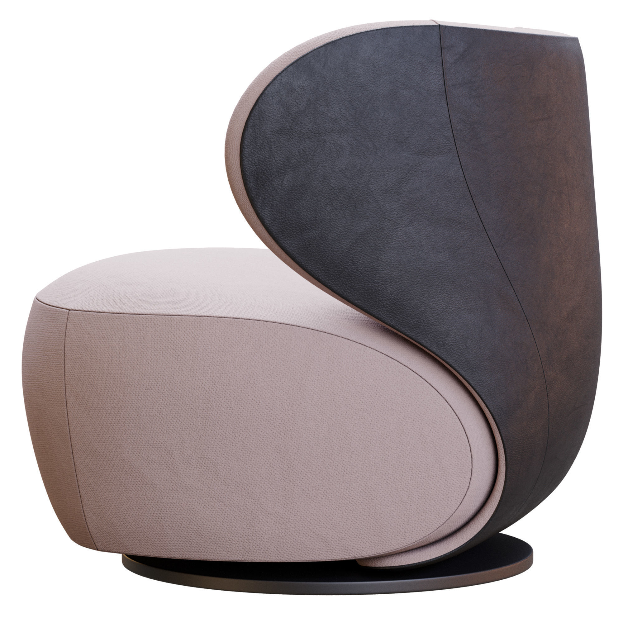 Bao Armchair By Walter Knoll 3D model_8