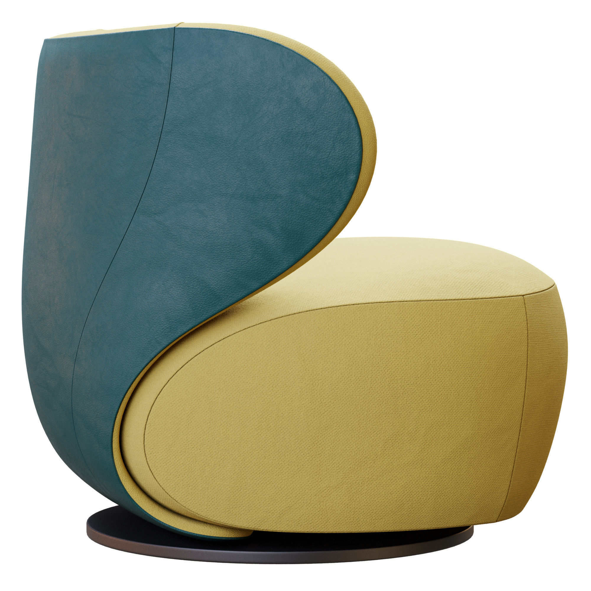 Bao Armchair By Walter Knoll 3D model_1