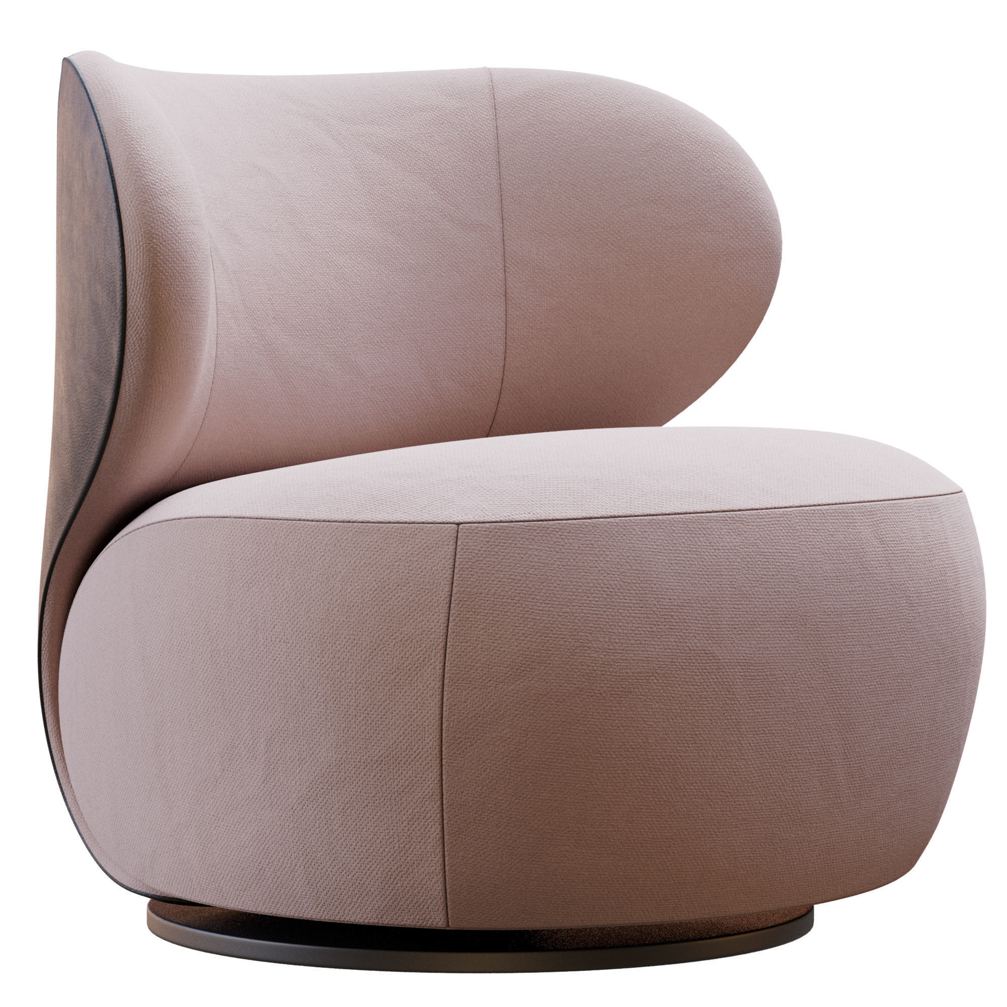Bao Armchair By Walter Knoll 3D model_6