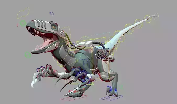 Weaponized Velociraptor - Rig