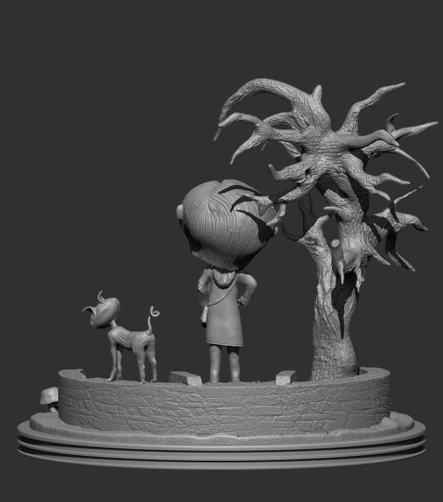 Coraline Diorama 3D print model_4