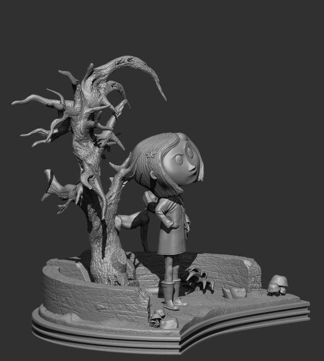 Coraline Diorama 3D print model_5