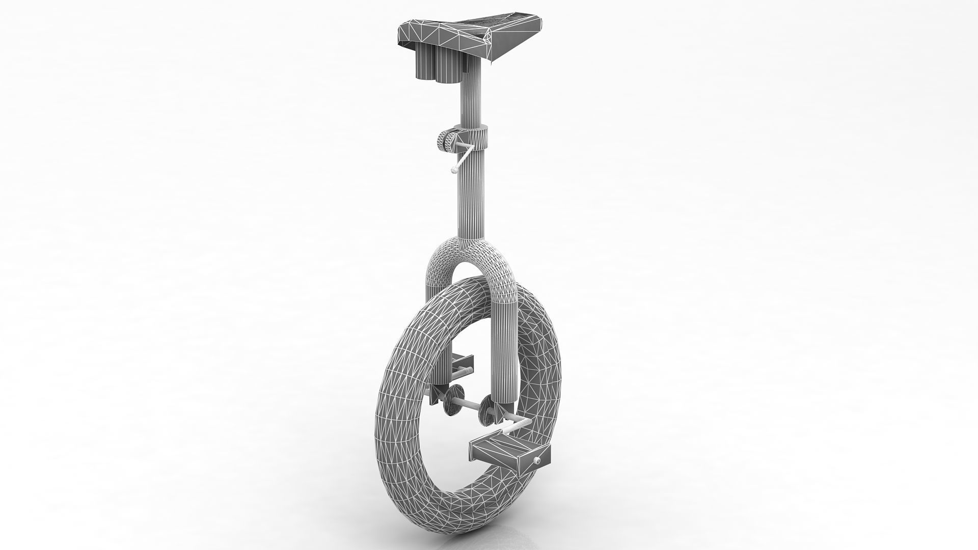 Unicycle 3D model 3D model CGTrader
