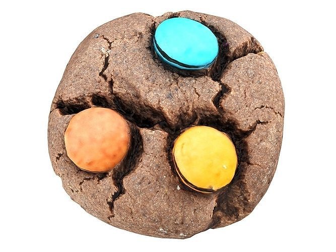 Cookie 10 Low-poly 3D model 4