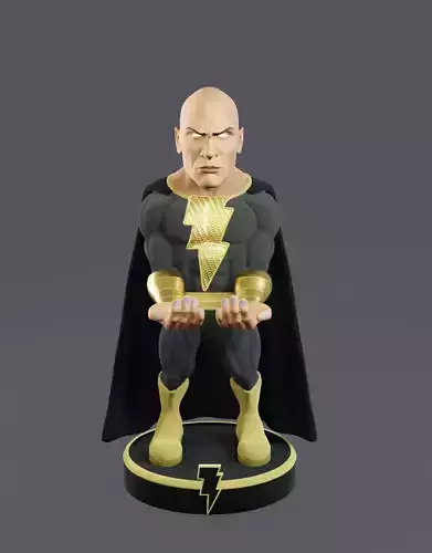 The Rock Black Adam DC joystick holder
