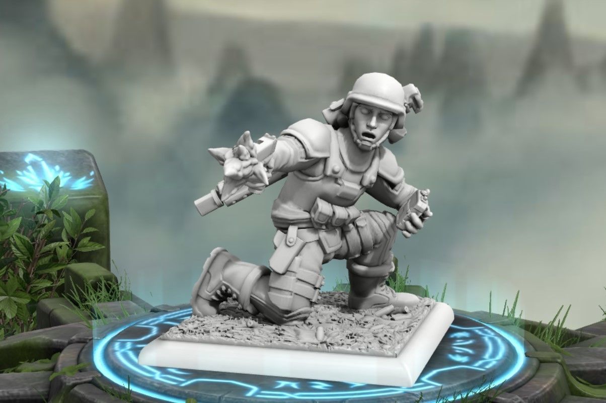 Tactical Unit Calling for support 3D model_3