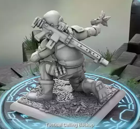 Tactical Unit Calling for support 3D model