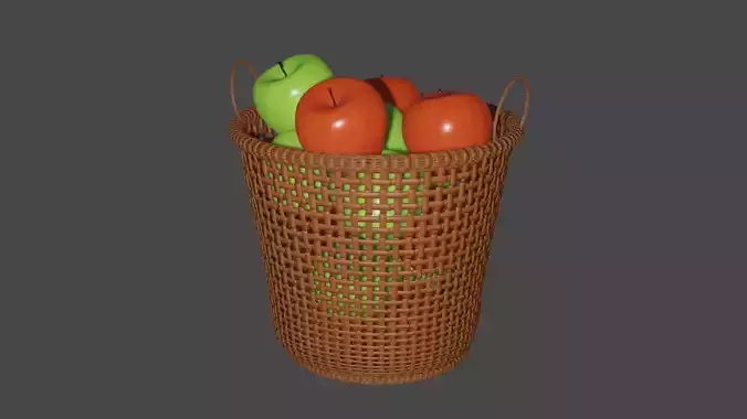 Apples in a basket