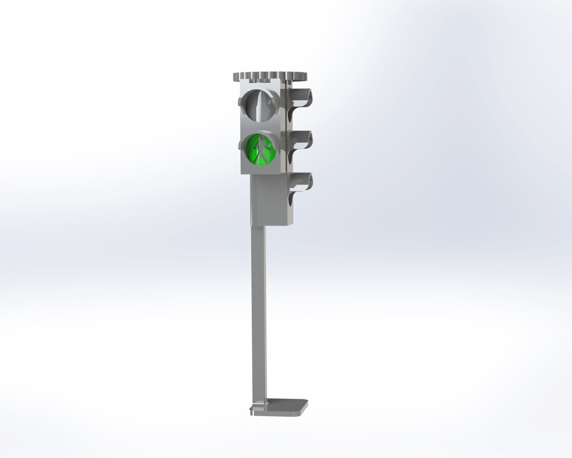 Trafic light for Kids 3D print model_1