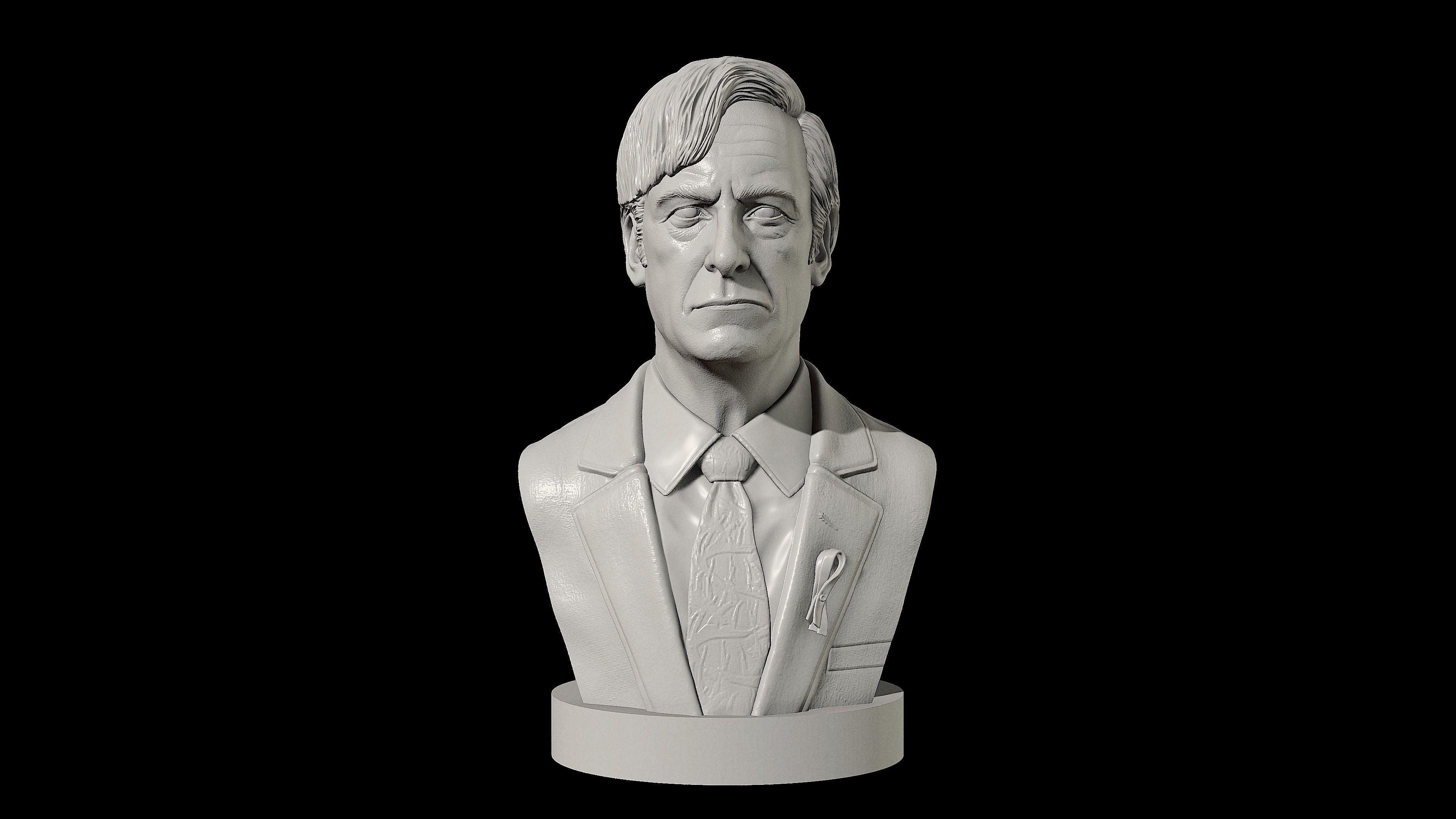 Saul Goodman Bust 3D print model_1