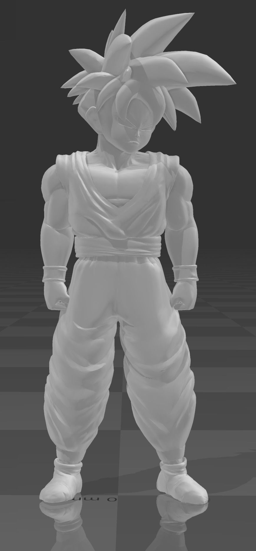 Teen Gohan 3D print model_4