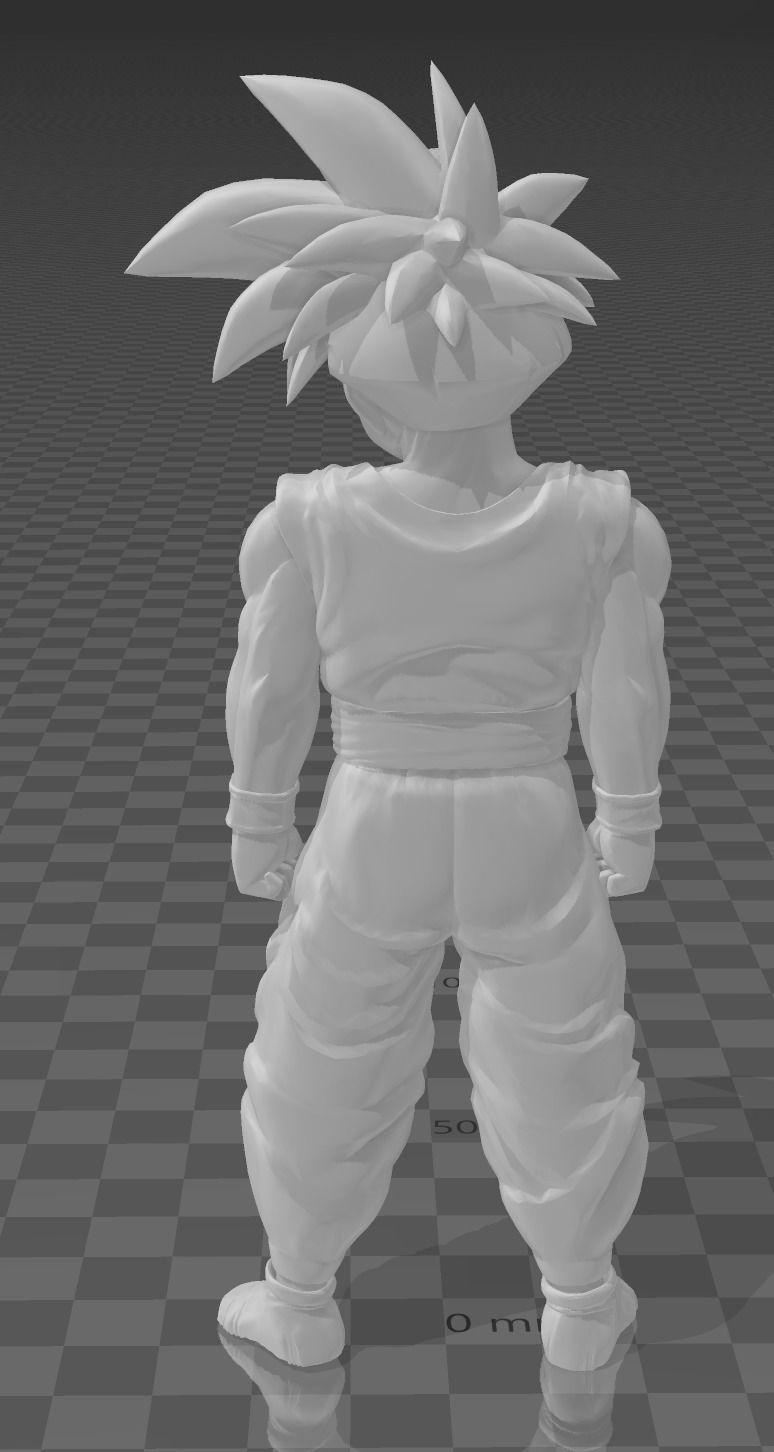 Teen Gohan 3D print model_3