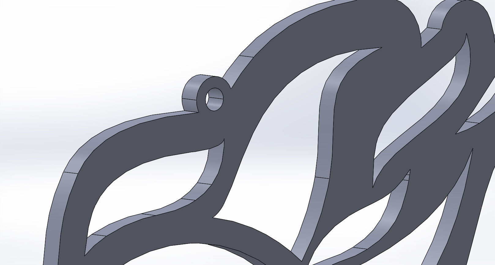 Citroen keychain logo fire oriktown 3D print model_5