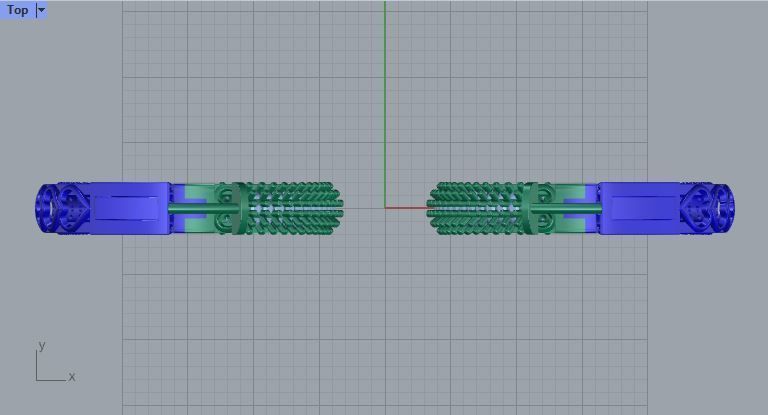 hoop earrings set diamonds 3D print model_2