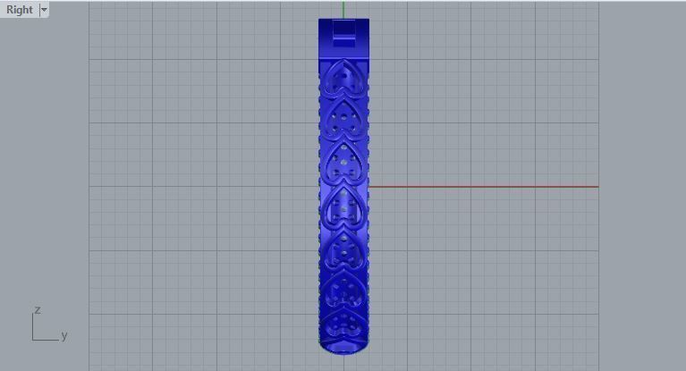 hoop earrings set diamonds 3D print model_5