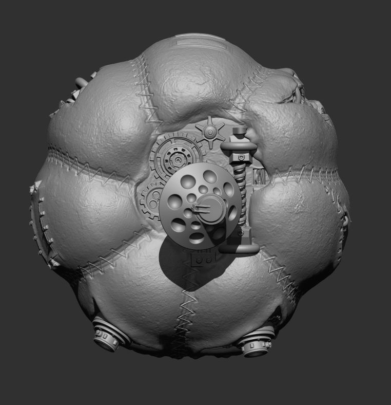 Steam Pumpkin 3D print model_5