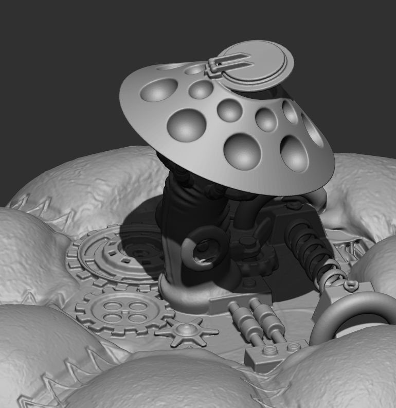 Steam Pumpkin 3D print model_2