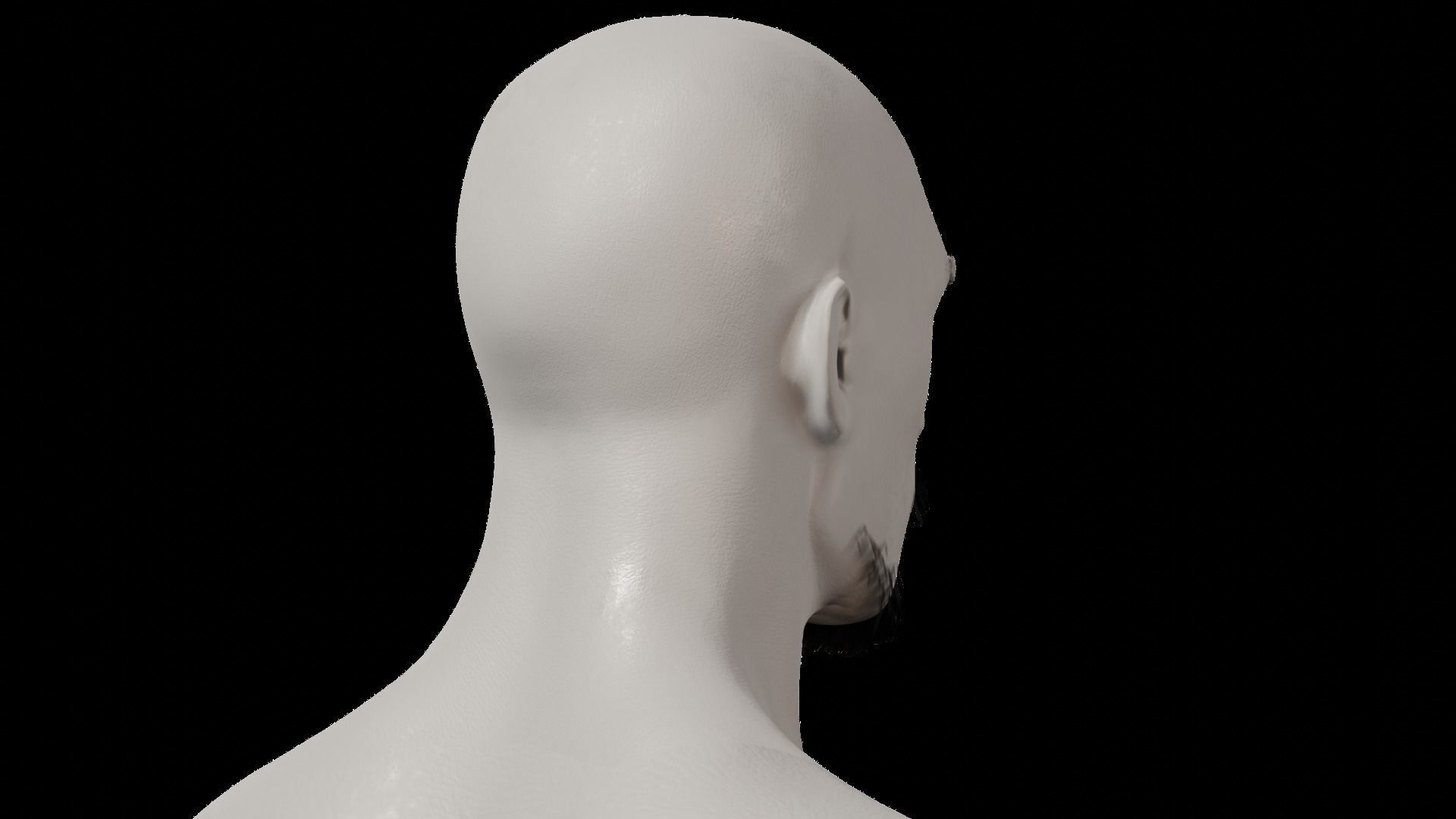 Professional Realtime Beard Pack Low-poly 3D model_32