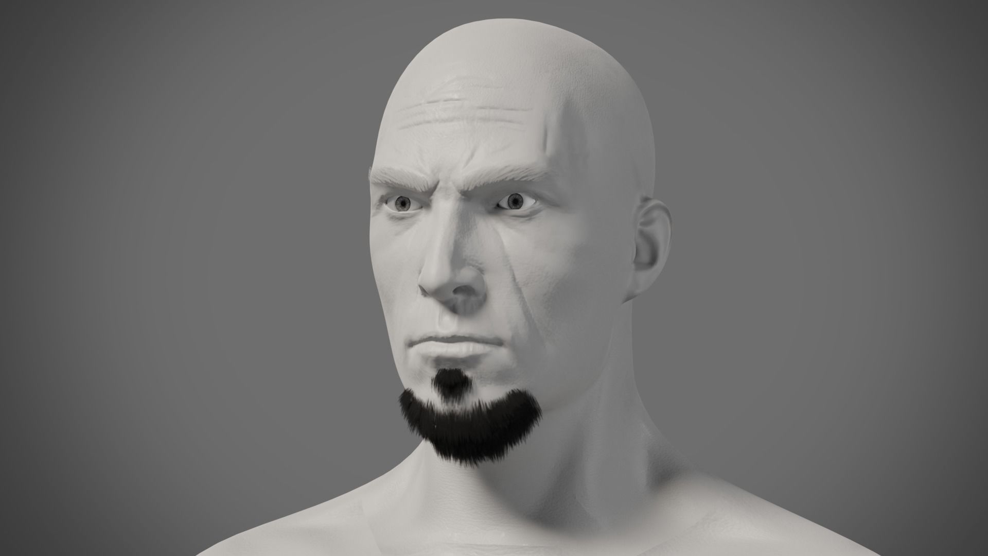 Professional Realtime Beard Pack Low-poly 3D model_17