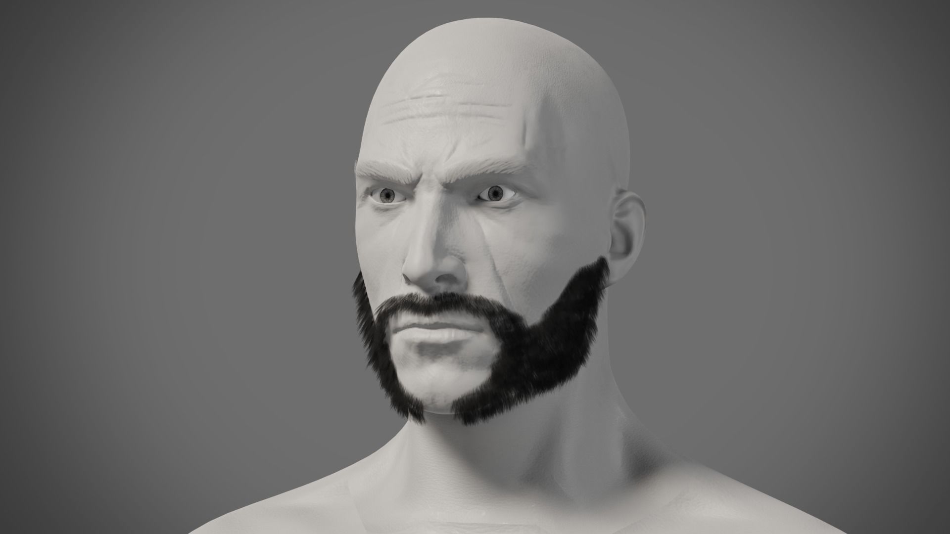 Professional Realtime Beard Pack Low-poly 3D model_13