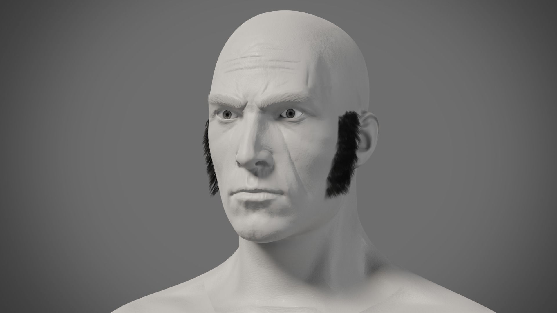 Professional Realtime Beard Pack Low-poly 3D model_16