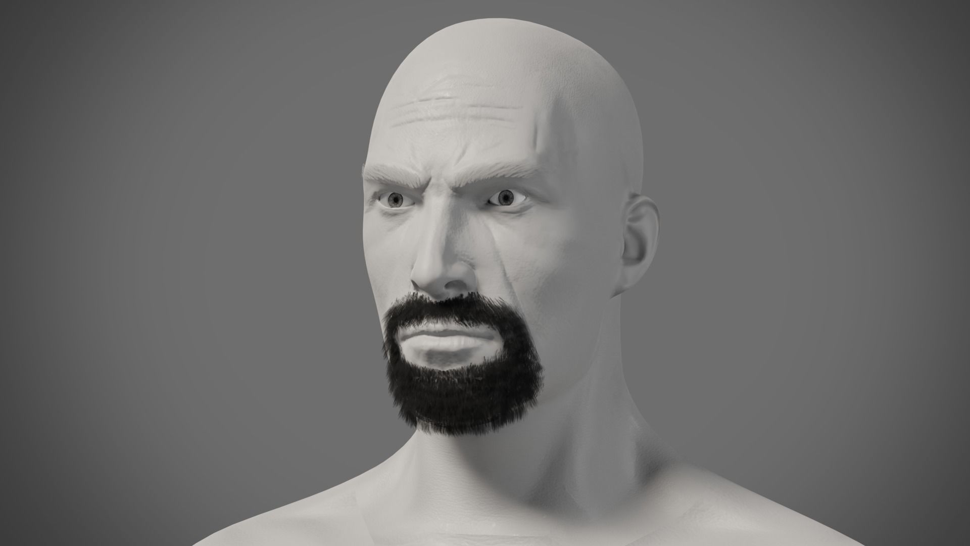 Professional Realtime Beard Pack Low-poly 3D model_12