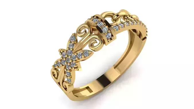 wedding Ring cocktail gemstone printable collection F 001