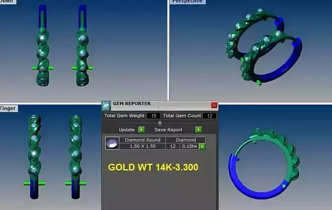 hoop earrings set diamonds