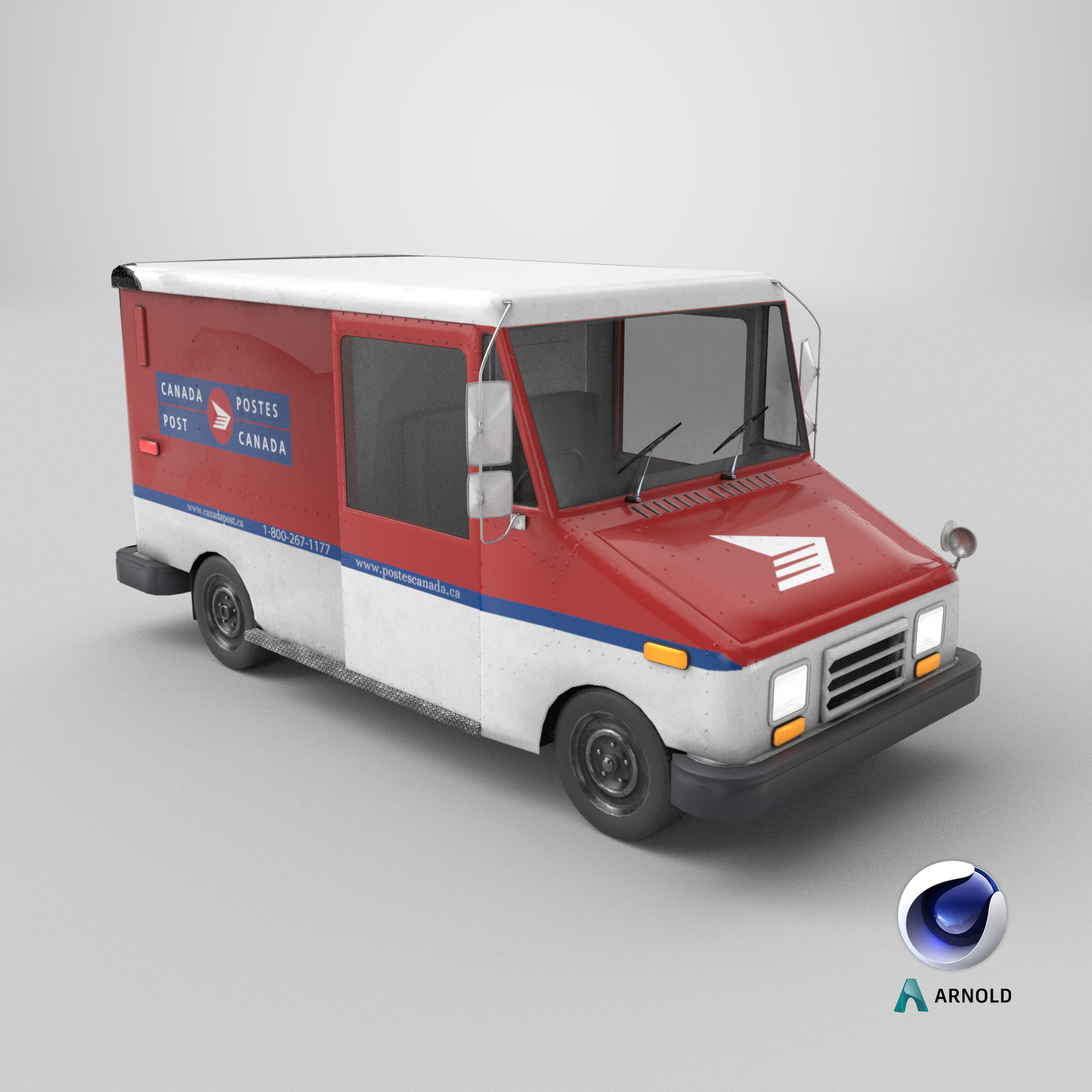 3D model Grumman LLV Canada post VR / AR / low-poly | CGTrader