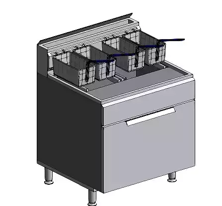 FREIDORA deep fryer with two baskets
