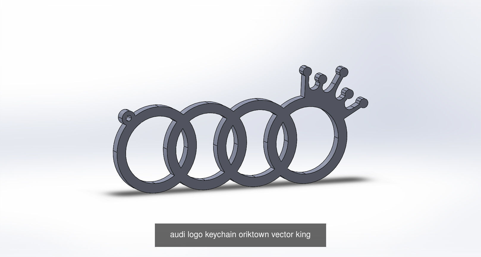 Audi keychains 3D Model Collection_1