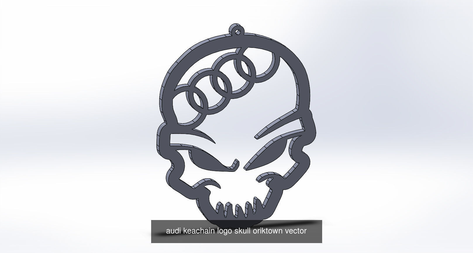 Audi keychains 3D Model Collection_2